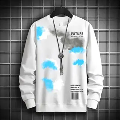 Full Sleeve Sweatshirt for Men's in Printed design