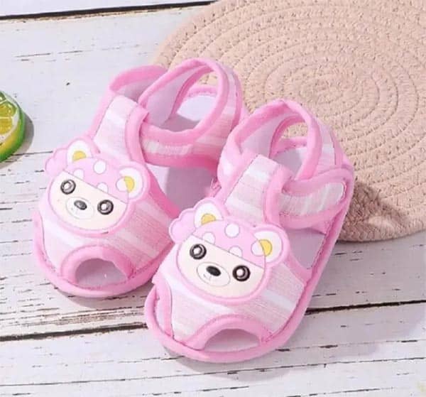 Newborn Baby Flower Print Shoes